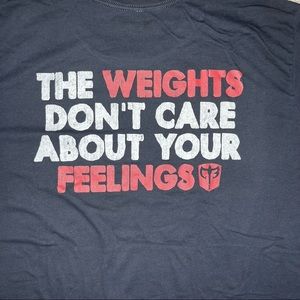 Conquering Barbell tee